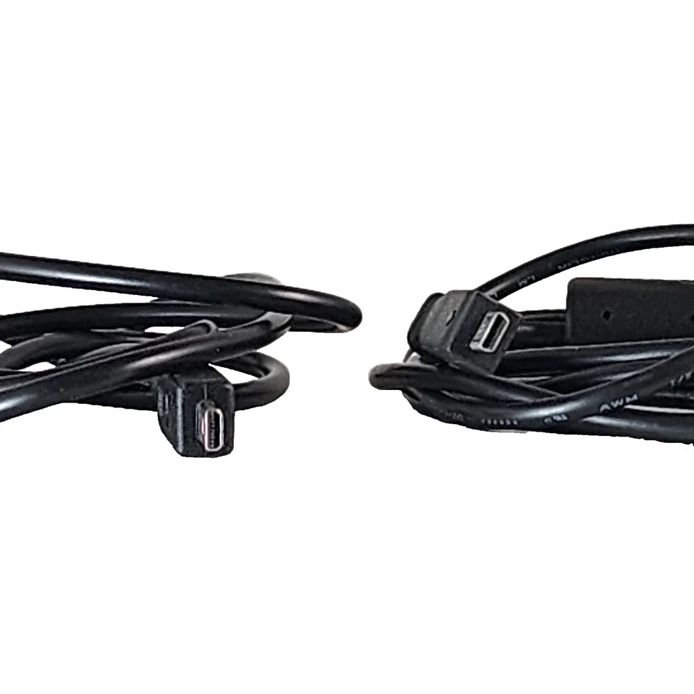 Assorted Length USB Type A to Micro Type B USB Cable Cord (2 Cables) Used.